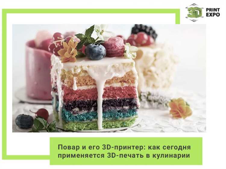 Новые тренды в кулинарии благодаря 3D печати